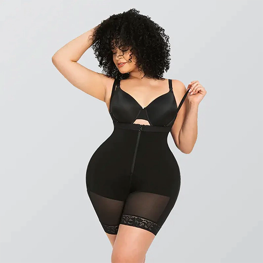 Slim Firm Tummy Compression Bodysuit Shaper with Butt Lifter