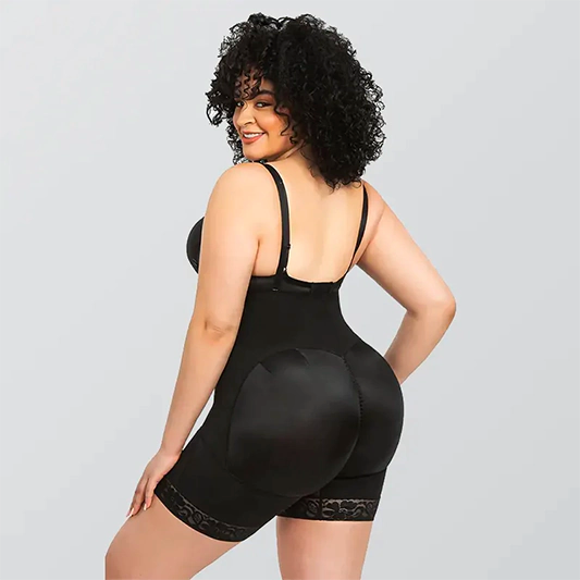 Slim Firm Tummy Compression Bodysuit Shaper with Butt Lifter