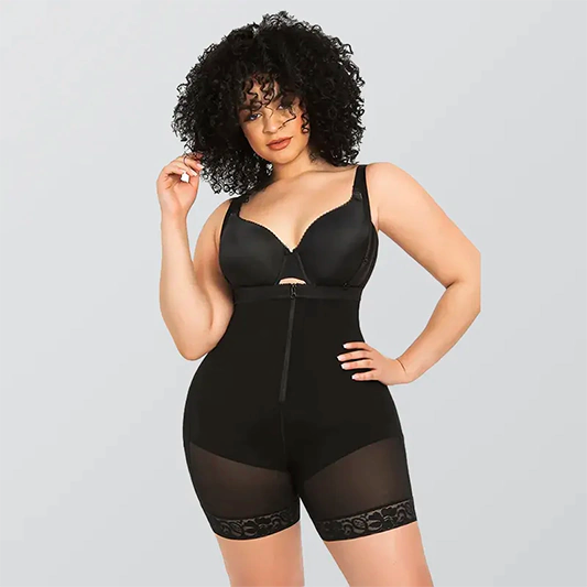 Slim Firm Tummy Compression Bodysuit Shaper with Butt Lifter