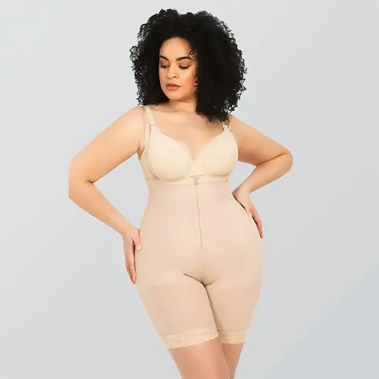 Slim Firm Tummy Compression Bodysuit Shaper with Butt Lifter