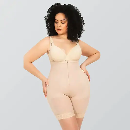 SLIM FIRM TUMMY COMPRESSION BODYSUIT SHAPER WITH BUTT LIFTER