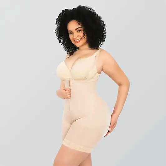 SLIM FIRM TUMMY COMPRESSION BODYSUIT SHAPER WITH BUTT LIFTER
