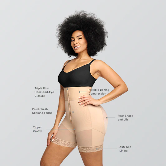 Boned Sculpt High Waist Short