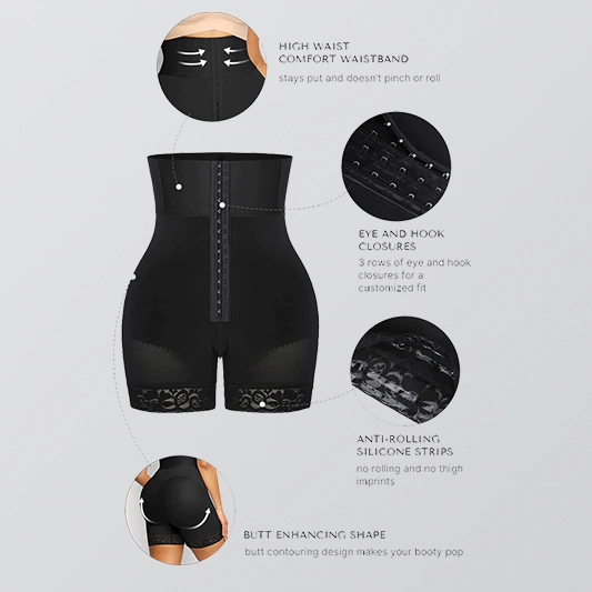 BONED SCULPT HIGH WAIST SHORT