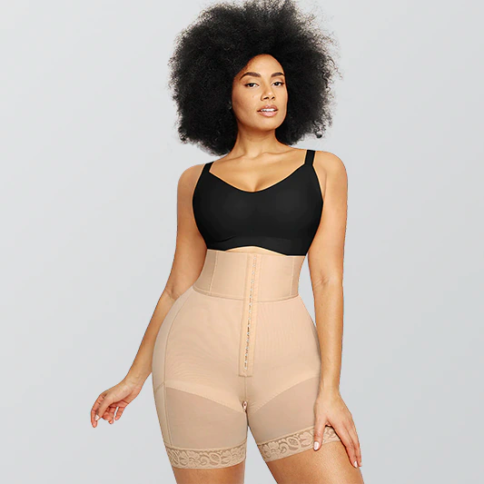 Boned Sculpt High Waist Short