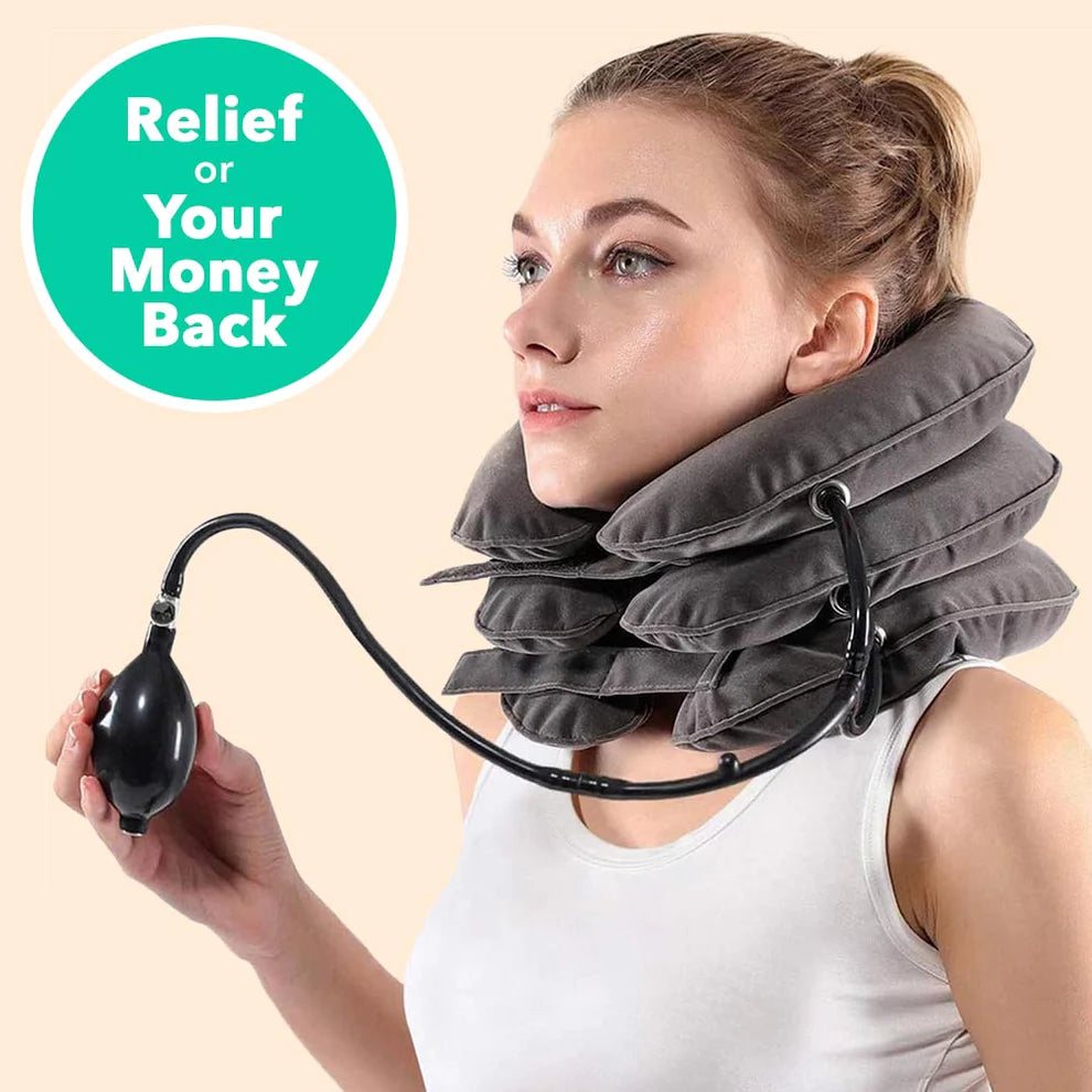 NeckTrax Pro - Inflatable Cervical Traction Device For Neck Pain Relief